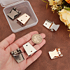 6Pcs 3 Colors Zinc Alloy Bolo Tie Slider Clasps FIND-PH0023-92B-5