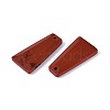 Natural Red Jasper Pendants G-Q601-10D-2