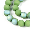 Frosted Opaque Glass Beads Strands LS-GLAA-T032-P10mm-MBB06-3