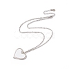 Sublimation Blank Aluminum Pendant Necklace NJEW-E020-02P-03-3