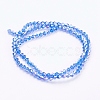 Glass Beads Strands EGLA-S056-M-2