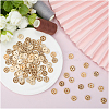 100Pcs 2-Hole Coconut Buttons BUTT-CY0001-31-4