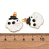Halloween Alloy Enamel Pendants STAS-I354-01G-C02-3