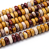 Rondelle Natural Mookaite Beads Strands G-F216-22-1