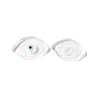 Handmade Evil Eye Lampwork Cabochons LAMP-F025-06A-2