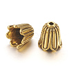 Tibetan Style Alloy Bead Caps X-TIBEB-00864-AG-NR-2
