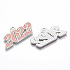 Alloy Enamel Pendants PALLOY-N160-001-04S-RS-2