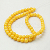 Natural Mashan Jade Round Beads Strands G-D263-12mm-XS07-2