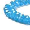 Imitation Jade Glass Beads Stands EGLA-A035-J6mm-B07-4