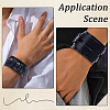 2Pcs 2 Styles Cowhide Cord Wide Cord Bracelets BJEW-CL0001-38A-5