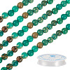 DIY Natural Regalite/Imperial Jasper/Sea Sediment Jasper Beads Bracelets  Making KIts DIY-TA0002-69C-3