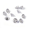 Clear Grade A Diamond Shaped Cubic Zirconia Cabochons X-ZIRC-M002-4mm-007-4