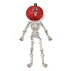 Halloween Skull with Pumpkin Enamel Pins LS-JEWB-B027-02-2