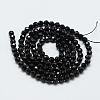 Natural Black Spinel Beads Strands X-G-E366-07-4mm-3