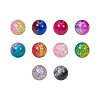 Round Transparent Crackle Glass Beads CCG-X0006-B-3