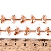 Electroplate Transparent Glass Beads EGLA-H112-05HP-04-4