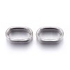 Non-Tarnish 304 Stainless Steel Slide Charms/Slider Beads STAS-O110-15P-1