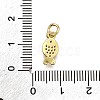 Brass Micro Pave Cubic Zirconia Pendants KK-Z100-05G-3