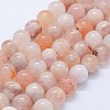 Natural Cherry Blossom Agate Beads Strands G-I206-01-10mm-2