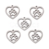 Non-Tarnish 201 Stainless Steel Pendants STAS-T046-JN253-1-2