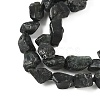 Raw Rough Natural Black Tourmaline Beads Strands G-M453-A01-02-4