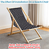 1Pc Anchor Pattern Chair Polycotton Cloth AJEW-GF0015-38H-4