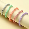 10 Strands 10 Colors Handmade Polymer Clay Beads Strands CLAY-YW0001-90-6
