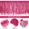 5M Paillette Tassel Polyester Ribbon Trim OCOR-BC0006-56C-4