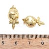 Brass Pendants KK-Q006-17G-3