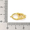 Rack Plating 925 Sterling Silver Fold Over Clasps LS-STER-G038-04G-3