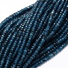 Dyed Natural Malaysia Jade Rondelle Beads Strands X-G-E316-2x4mm-19-1