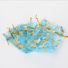 Heart Printed Organza Bags OP-R022-7x9-01-2