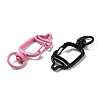 Spray Painted Alloy Swivel Clasps FIND-M008-01-2