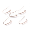 304 Stainless Steel Earring Hooks X-STAS-K211-02RG-1