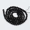 Natural Black Spinel Beads Strands G-E366-07-3mm-3