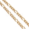 3MM 304 Stainless Steel Figaro Chain Bracelet Making AJEW-JB01464-03-3