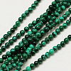 Imported Synthetic Malachite Round Beads Strands G-A130-2mm-J01-3