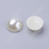 Half Round Domed Imitated Pearl Acrylic Cabochons OACR-H001-9-2