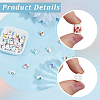 54Pcs Handmade Porcelain Beads PORC-SC0001-26A-6