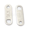 Tarnish Resistant 201 Stainless Steel Chain Tabs STAS-G245-10-2