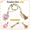 Wood Beads Pendant Decorations DIY-WH0888-777C-05-2