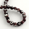 Round Handmade Evil Eye Lampwork Beads LAMP-R114-10mm-09-1