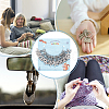Letter A~Z Pendant Stitch Markers HJEW-AB00329-6