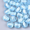 Handmade Silver Foil Lampwork Glass Beads SLF12MMY-1L-1