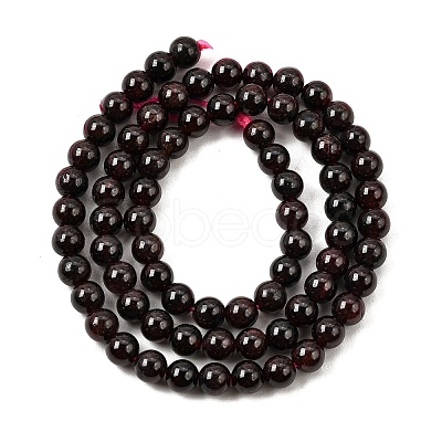 Garnet Round Beads Strands G-O081-03-5mm-1