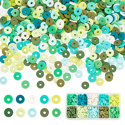 Handmade Polymer Clay Beads CLAY-FH0001-02C-02-1