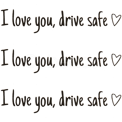 PVC Self Adhesive Car Stickers STIC-WH20004-01A-01-1