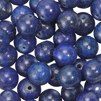1 Strand Dyed Grade A Natural Lapis Lazuli Beads Strands G-PA0002-65B-1