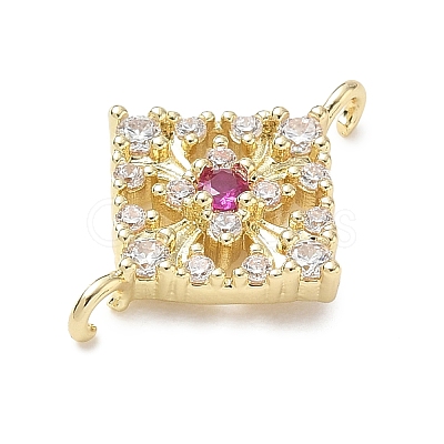 Brass Rhinestone Pendants RB-CBAA948-02G-1