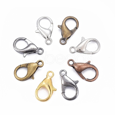 Zinc Alloy Lobster Claw Clasps E105-M-1